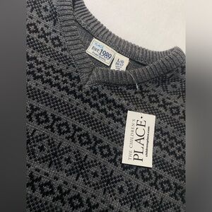 Children’s place 1989 boys sweater vest size 10/12 nwt